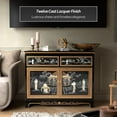 thumbnail image 2 of Red Lantern Black Lacquer Sideboard - Royal Ladies, 2 of 7