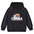 thumbnail image 2 of Rovga Sweatshirts For Boys Asian Dragon Logo On Black Pullover Hoodie Hoodies Pullover Casual Hooded Sweatshirts Casual Fall Winter Clothes 2024 Red 4-5 Years, 2 of 6