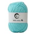 thumbnail image 3 of Under $5 Cotton Yarn for Crocheting Hwkonnd Colorful Hand Knitting 25g Knitting Crochet Milk Soft kid Cotton Wool Yarn,(Lime Green), 3 of 8