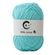 thumbnail image 1 of Fiudx Hilo de Crochet Colorido, Suave Algodón de Leche, Colores Brillantes y Lustrosos, Ideal para Manualidades y Proyectos de Tejido, Ideal para Bolsos, Bufandas y Gorros, 25 G Por Rollo, 65 M de La, 1 of 1