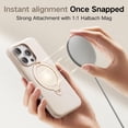 thumbnail image 4 of Funda de teléfono TORRAS Ostand Spin para iPhone 16 Pro Dune Beige, 4 of 9