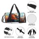thumbnail image 4 of Balery Colorful Travel Luggage Gear Bolsa de Gimnasio para Mujeres y Hombres, Bolsa de Viaje Impermeable, Bolsa de Fin de Semana con Compartimento para Zapatos y Bolsillo Húmedo, 4 of 6