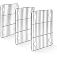 thumbnail image 1 of TeamFar Baking Rack, Stainless Steel Cooling Roasting Rack for Baking Sheet Oven Pan, Healthy & Non Toxic, Sturdy & Rust Free, Oven & Dishwasher Safe - Set of 3 (11.7”×9”), 1 of 7