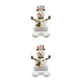 thumbnail image 1 of Destyer Beautiful Balloon Christmas Decorations Party Essentials Christmas Gifts multicolor Stretching Snowman 2Set, 1 of 6