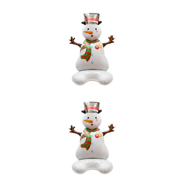 Inteprter El globo de artículos para fiestas agrega emoción al día de Navidad Decoración navideña Globos de papel de aluminio navideños Type1 NO1