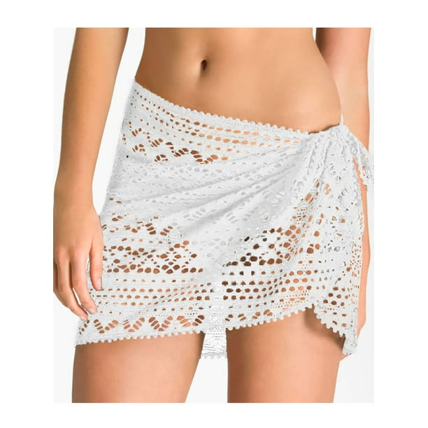 White hotsell lace sarong