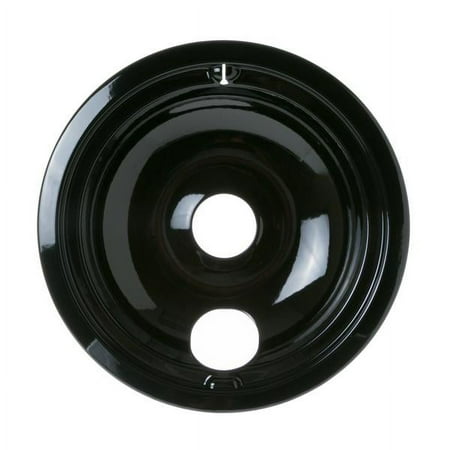 GE Appliances Porcelain Drip Bowl, Black