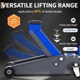 thumbnail image 4 of 3 Ton (6,000 Lb) Low Profile Hydraulic Racing Floor Jack with Dual Piston Quick Lift Pump Heavy Duty Steel Lifting Range 2.95 to 16.54 Inch for Car SUV Truck Garage, 4 of 7