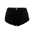 thumbnail image 6 of Ashirexll Plus Size Underwear for Women, Ladies Underwear Panties, Fashion Solid Color Low Waist Split Rose Mini Shorts Leggings, 6 of 6