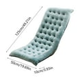 thumbnail image 4 of Outdoor Chair Cushionss 38x30 Rocking Chair Cushions Super Soft Comfy Chair Pad Sofa Cushions For Indoor Outdoor Recliner Cushions Blue, 4 of 7