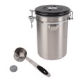 thumbnail image 1 of Contenedor De Café 1.8L Almacenamiento De Granos De Acero Inoxidable Sellado, 1 of 8