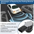 thumbnail image 4 of No.66209261586 Sensor de Estacionamiento Reverso para BMW M2 Base 2016-2018 para BMW 230i 2017-2019 Sensor de Asistencia de Estacionamiento Negro 1 Pc, 4 of 6