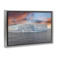 thumbnail image 3 of Stupell Industries Sunset over Frozen Iceberg Gray Framed Floater Canvas Wall Art design by Richard Silver, 21 x 31, 3 of 9