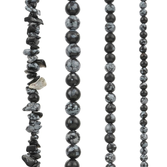 Bead Landing Mixed Snowflake Jasper Beads, 6 Pack