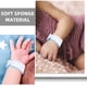 thumbnail image 3 of 2 pulseras de identificación para bebés, de esponja, para distinguir a los recién nacidos Cómodas pulseras de identificación para bebés, 3 of 6