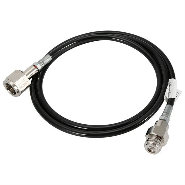 Manguera de 60 pulgadas CO2 Soda a adaptador directo de tanque externo CGA320 para Soda G1/2