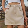 thumbnail image 5 of Yesfashion Wholesale Denim Skort for Women High Waisted Denim Mini Skirt Stretch Women Jean Skirt Shorts, 5 of 9