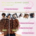 thumbnail image 6 of Satin Tie Bonnet Standard Hot Pink, 6 of 6