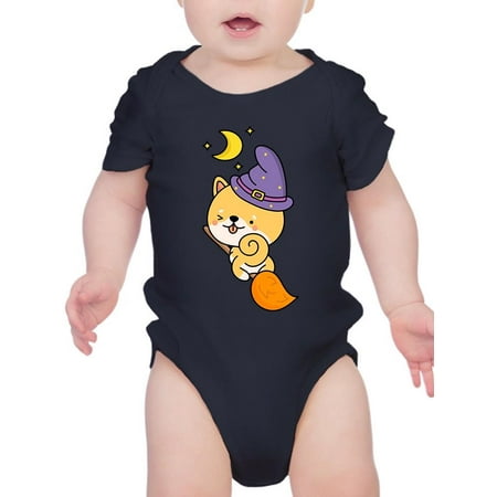 

Cute Magic Shiba On Broom Bodysuit Infant -Image by Shutterstock 24 Months