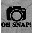 thumbnail image 2 of Oh Snap Shot Photography Photographer Womens Fitted Plus Size Graphic Tee Brisco Brands 3X, 2 of 5
