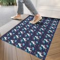 thumbnail image 4 of Dark Cartoon Unicorn Rainbow Cloud Pattern Door Rugs,Washable Non Slip Door Mats Indoor,Decorative Door Mats,Entry Mat Indoor for Entrance,Bedroom,Kitchen,Bathroom,17"x30", 4 of 6