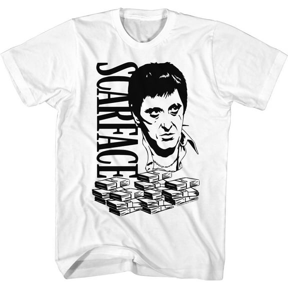 Scarface Big Tony White Adult T-Shirt