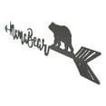 thumbnail image 5 of Set Of 2 Rustic Forest Mama Bear With Arrow Silhouette Word Art Wall Sign 15"L, 5 of 10