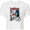 thumbnail image 3 of Marvel - Black Widow Panels - Juniors Cropped Graphic T-Shirt, 3 of 5