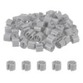 thumbnail image 1 of Uxcell 100-Pack Marcadores de Perchas de Ropa en Blanco, Clips de Prenda de Plástico para Perchas de Ropa [Gris], 1 of 1