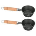 thumbnail image 4 of 2pcs Small Cooking Pot Metal Milk Pot Iron Oil Pot Small Sauce Pot Melting Pot Kitchen Gadget, 4 of 8