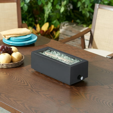 Better Homes & Gardens Tremont Rectangle Gas Burning Tabletop Fire Pit