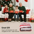thumbnail image 6 of Hitime Christmas Sherpa Fleece Twin Blanket for Couch Bed Sofa Adults -Soft and Warm Blanket for Winter, Thick and Fuzzy Throw Blanket (Twin - 60" x 80"), 6 of 7