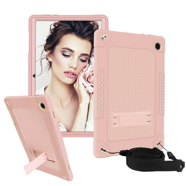 Mignova pour Walmart Onn 11.6 Pro Case, Étui de Protection Hybride Robuste Résistant aux Chutes et aux Chocs, Convivial pour Enfants, pour Walmart Onn 11.6 Pro (Modèle : 100043279) Tablette 11.6 Pouces (Or Rose)