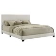 thumbnail image 3 of Dorian Fabric Upholstered California King Panel Bed Cream, 3 of 8