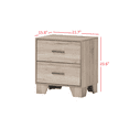 thumbnail image 5 of Home Design Stella 1-Drawer Nightstand, Light Oak, Modern Bedroom Nightstand, Easy Assembly, 5 of 5