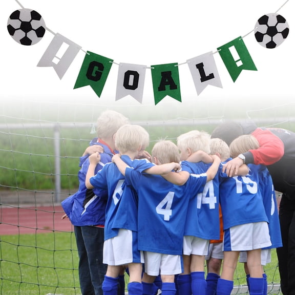 OHOIOLLA Football Banner Garlands for Party Decoration Non Woven Fabric