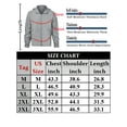 thumbnail image 3 of SAYFUT Big Mens Lightweight Bomber Flight Jackets Long Sleeve Casual Windbreaker Coat Outerwear Black/Gray M-4XL, 3 of 8