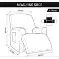 thumbnail image 5 of Recliner Stretch Sofa Slipcover Sofa Cover Light Grey 1 Piece Furniture Protector, 5 of 5