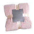 thumbnail image 2 of Yeetfub Cheap Cooling Comforter Queen Size Pure Color Vertical Flannelette Blanket Coral Fleece Gift Blanket Pure Color Couch Throws for Sofa Cheap, 2 of 2