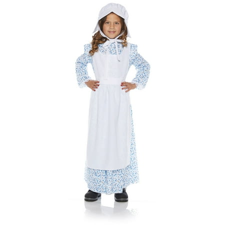 Prairie Girl Child Pilgrim Pioneer Frontier Halloween Costume