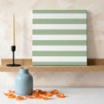 thumbnail image 3 of Ships Next Day Canvas Wall Art 12"x12", Sage Green Striped Wood Framed Canvas Print Painting, Farmhouse Sage Green Stripes Ready to Hang Small Picture Wall Decor for Home Kitchen Dining Room Office, 3 of 9