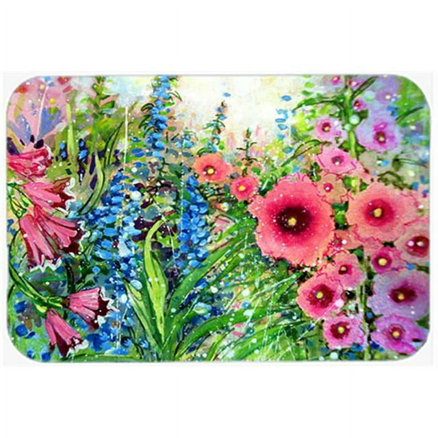 Carolines Treasures PJC1107LCB Easter Garden Springtime Flowers Glass Cutting Board- Large
