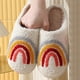thumbnail image 5 of Rainbow Home Zapatos de algodón Zapatillas de casa suaves y acogedoras Zapatillas de dormitorio para mujer, 5 of 9