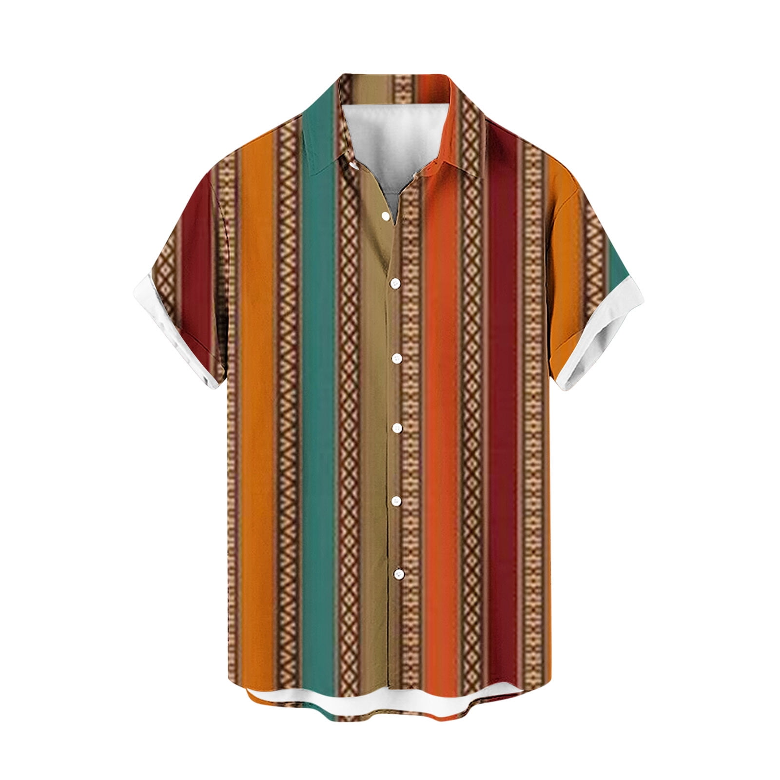 Morbuy Chemise Hawaïenne à Manches Courtes Pour