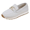 thumbnail image 2 of Women's Casual Loafers Comfortable Orthopedic Sneakers for Women Business Non-Slip Walking Fashion Retro Lightweight Penny Work Flats Loafer Slip On Shoes, 2 of 5
