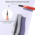 thumbnail image 4 of Ecohintz Eyebrow Pencil Sharpener - Dual-Hole Makeup Tool for Eyeliner & Eyebrow Pencils, Compact & Non-Slip for Beginners & Professionals, Makeup Tool Dual Hole, Red, 4 of 7