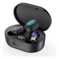 thumbnail image 1 of Audífonos In-ear Inalámbricos 1hora Bluetooth 5.3 Con Microfono Manos Libres AUT114 Negro, 1 of 8