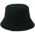 thumbnail image 6 of CoCopeaunts Simple Solid Color Bucket Hats for Men Plus Down Warm Basin Cap Hundred Lambswool Female Fishing Cap Winter Section, 6 of 8