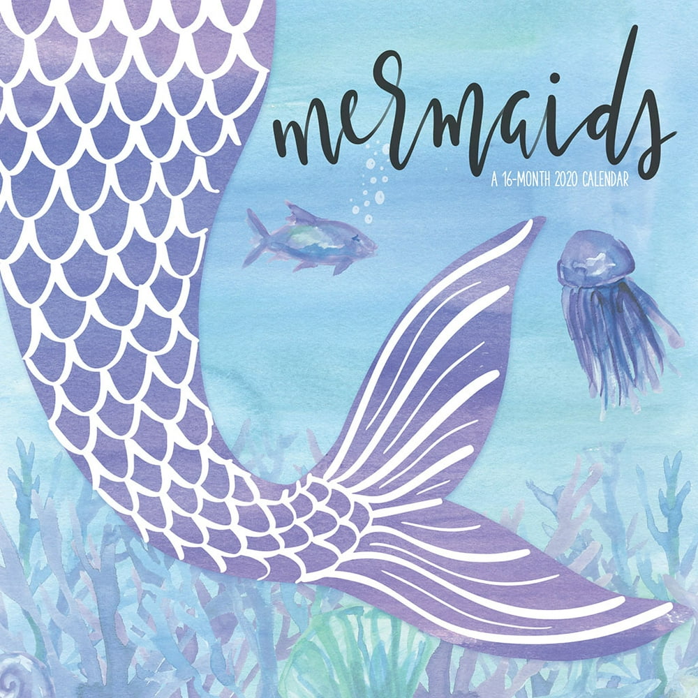 Trends International 2020 Mermaids Wall Wall Calendar