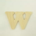 thumbnail image 4 of Package of 1, 8 Inch X 3/4" Thickness Baltic Birch Wood Letter w in The Goudy Heavy Font, Thick, Lower Case for Art & Craft Project, Made in USA, 4 of 4
